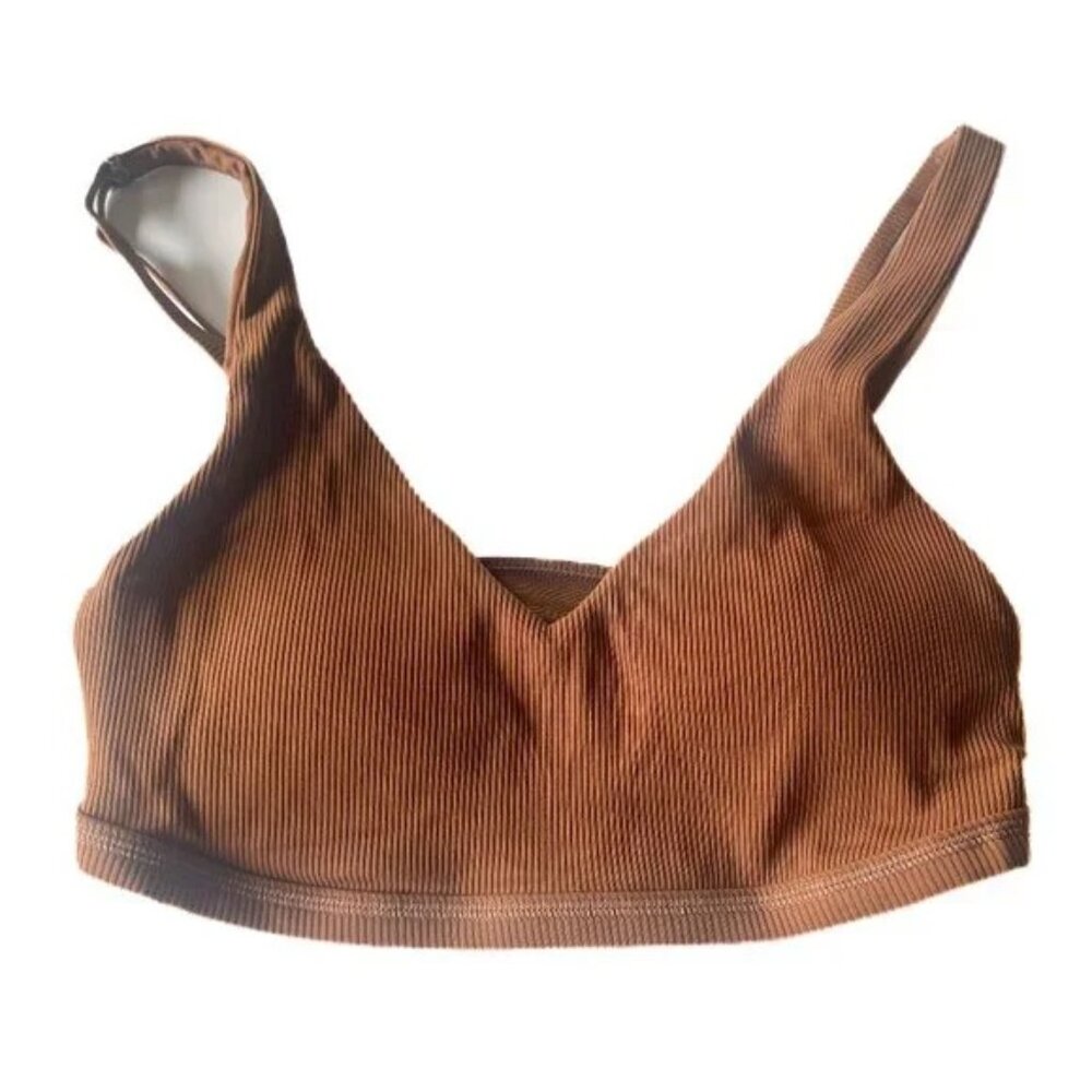 NWT Aerie Offline Goals Stretch Medium Support Ribbed Sports Bra Size Large L